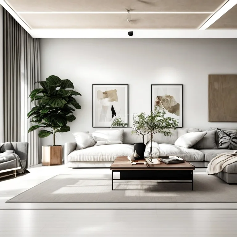 Inspection of luxury apartment interior